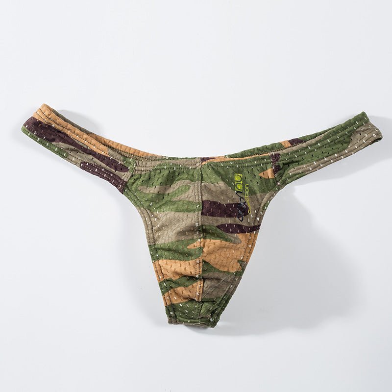 new mesh camouflage jerky convex low-waist thong briefs sexy - Image 8