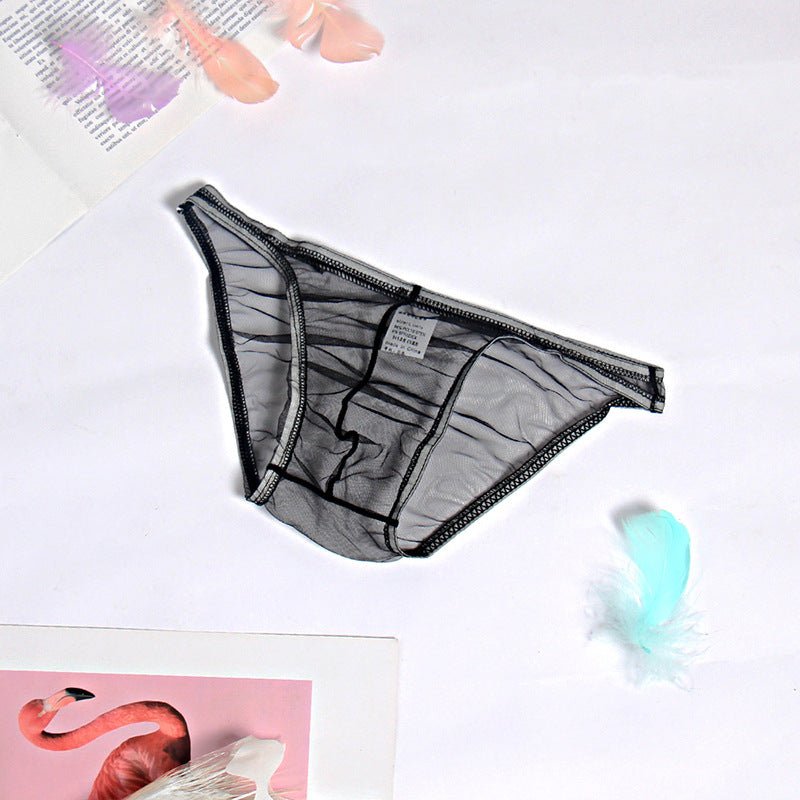 Mesh Boxer Briefs See Through Panties Breathable Seamless Underwear - Image 7