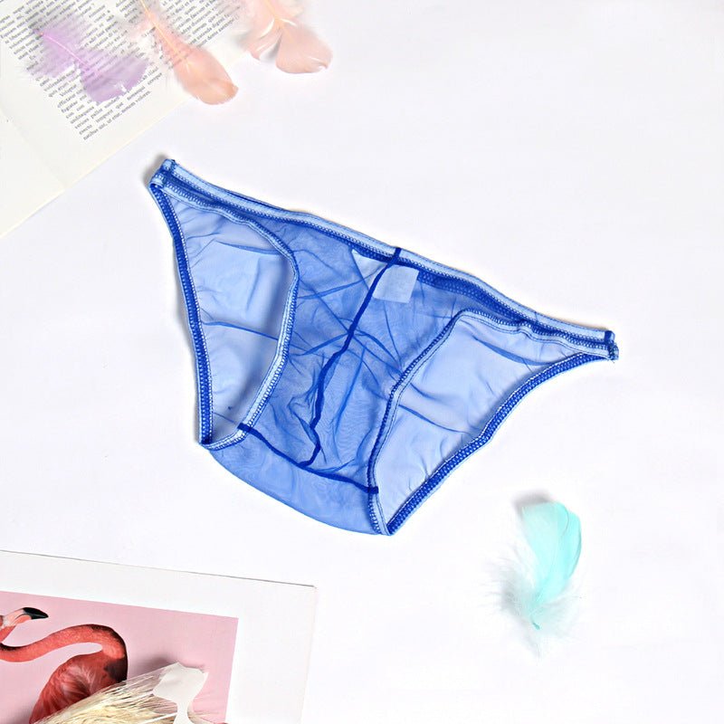 Mesh Boxer Briefs See Through Panties Breathable Seamless Underwear - Image 9
