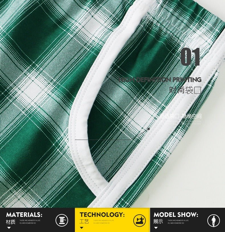 Men's Shorts With Invisible Pocket Loose Arrow Pants Underwear Cotton - Image 4