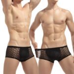 Men underwear sexy seamless boxer briefs