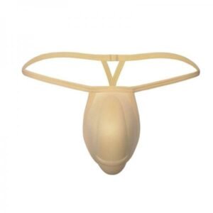 Padded Thong Underwear Sexy Men Jockstrap Penis Protective Cup After Foreskin