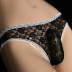 Vertical Wrapped Penis Clothing Fetish Sexy Underwear Ultra-Thin Breathable Undershorts