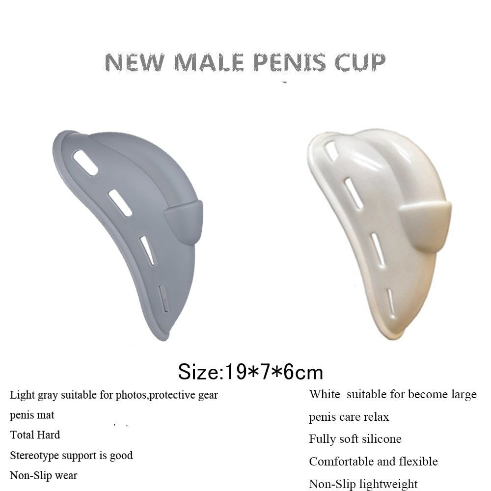 Men Silicone Inside Enlarge Pouch Enhancer Penis Pad Huge Penis Pouch - Image 8