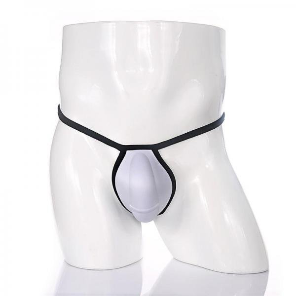 Padded Thong Underwear Sexy Men Jockstrap Penis Protective Cup After Foreskin - Image 24