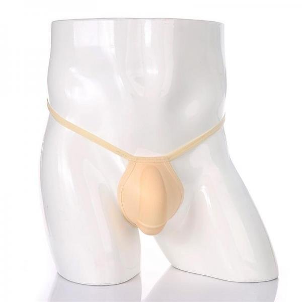 Padded Thong Underwear Sexy Men Jockstrap Penis Protective Cup After Foreskin - Image 18