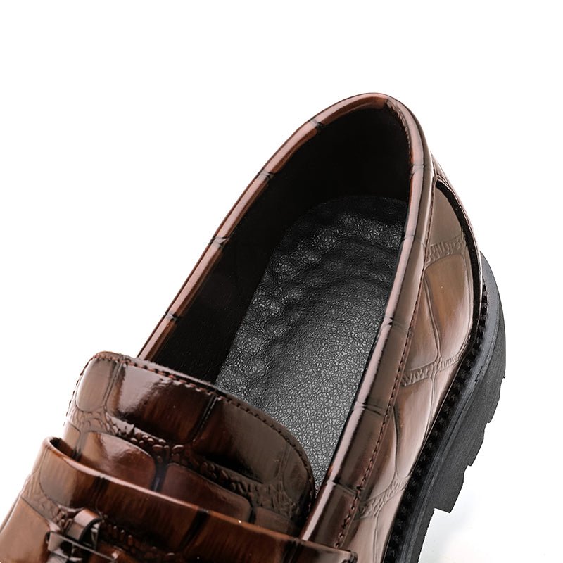 Business Tassel Slip Boat Loafers For Men - Image 7