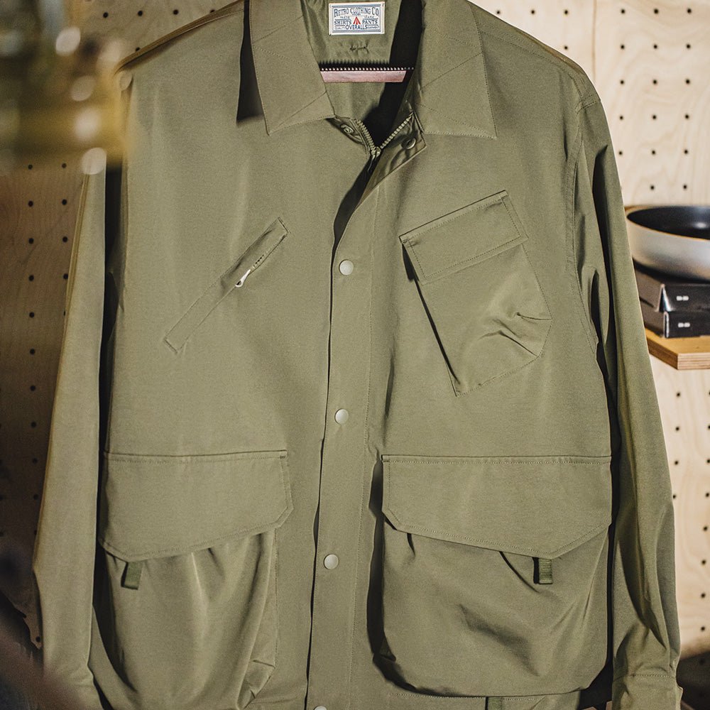 Casual Lapel Jacket Windbreaker Large Pockets Coats - Image 4