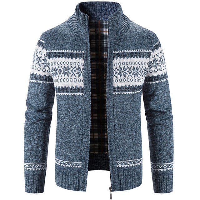 Casual Men Loose Sweater Autumn And Winter Coat - Image 6