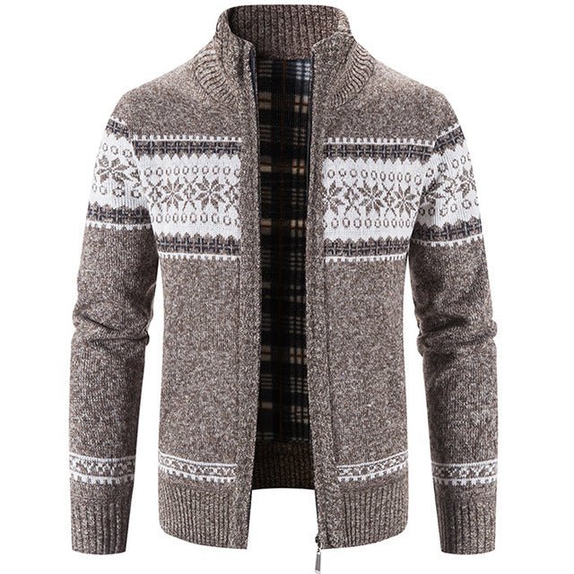 Casual Men Loose Sweater Autumn And Winter Coat - Image 9