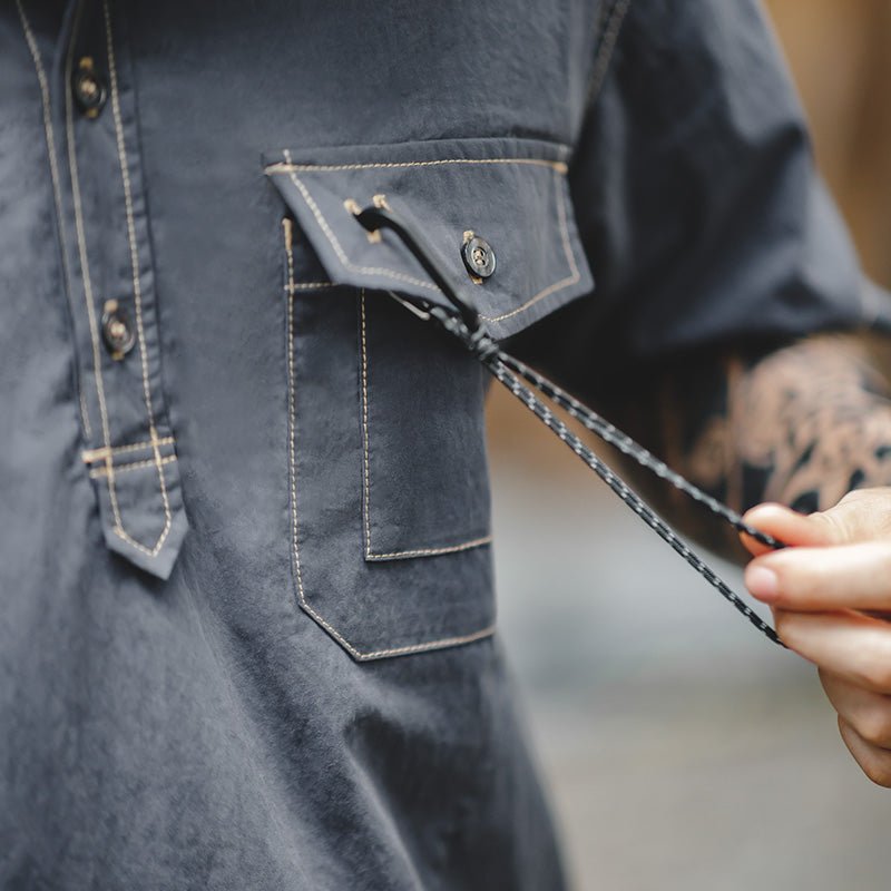 Casual Outdoor Collection Blue Short Sleeve Shirt - Image 5
