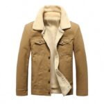 Casual Outwear Fleece Army Military Baseball Coats