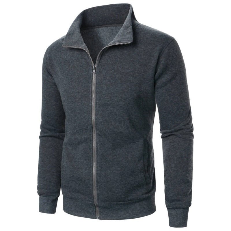 Casual Solid Color Warm Outdoor Zipper Coats - Image 2
