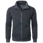 Casual Solid Color Warm Outdoor Zipper Coats
