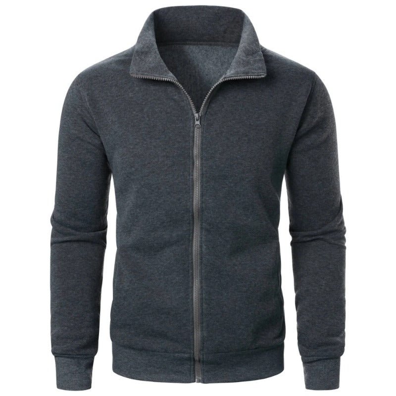 Casual Solid Color Warm Outdoor Zipper Coats