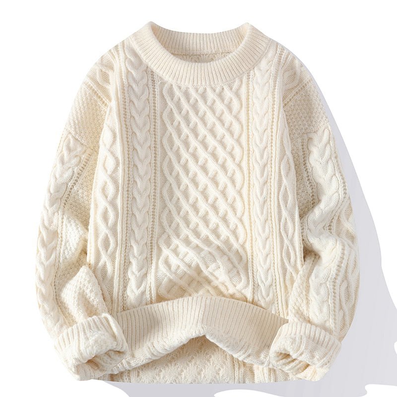 Classic Men Knitted Pullovers Loose - Image 6