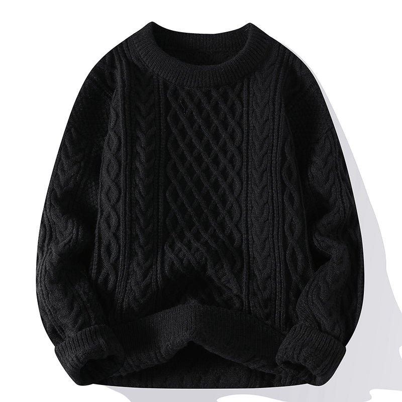 Classic Men Knitted Pullovers Loose - Image 8