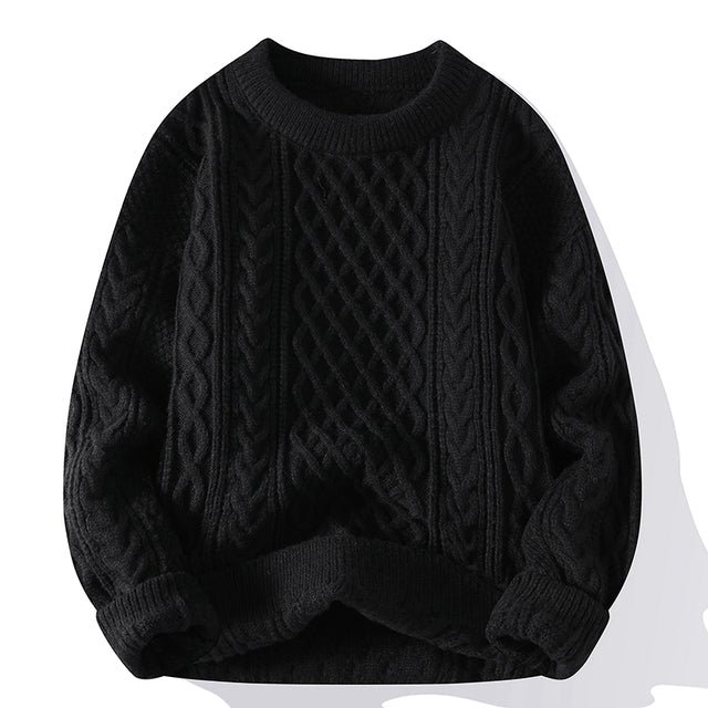 Classic Men Knitted Pullovers Loose - Image 10