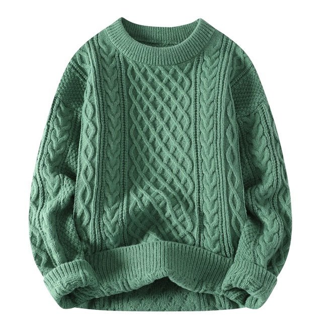 Classic Men Knitted Pullovers Loose - Image 11
