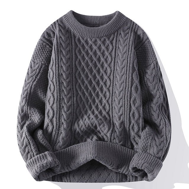 Classic Men Knitted Pullovers Loose - Image 14