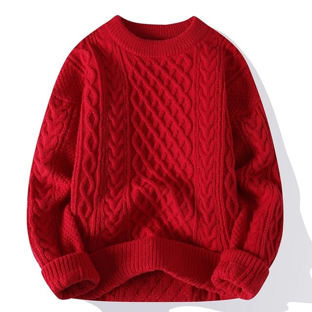 Classic Men Knitted Pullovers Loose - Image 15
