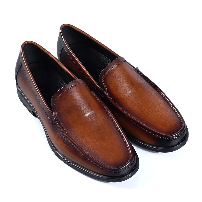 Summer Genuine Leather Oxford Dress Loafers - Image 8