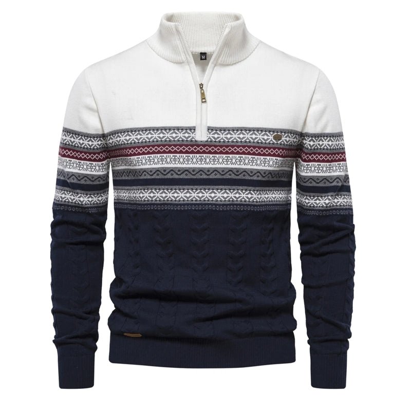 Ethnic Patterns Casual Men Sweater
