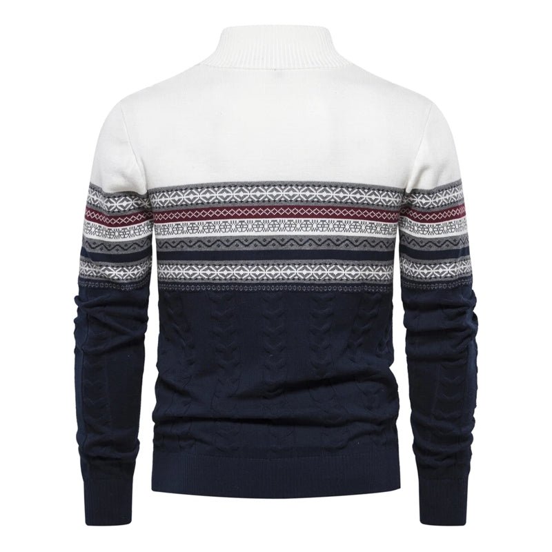 Ethnic Patterns Casual Men Sweater - Image 3
