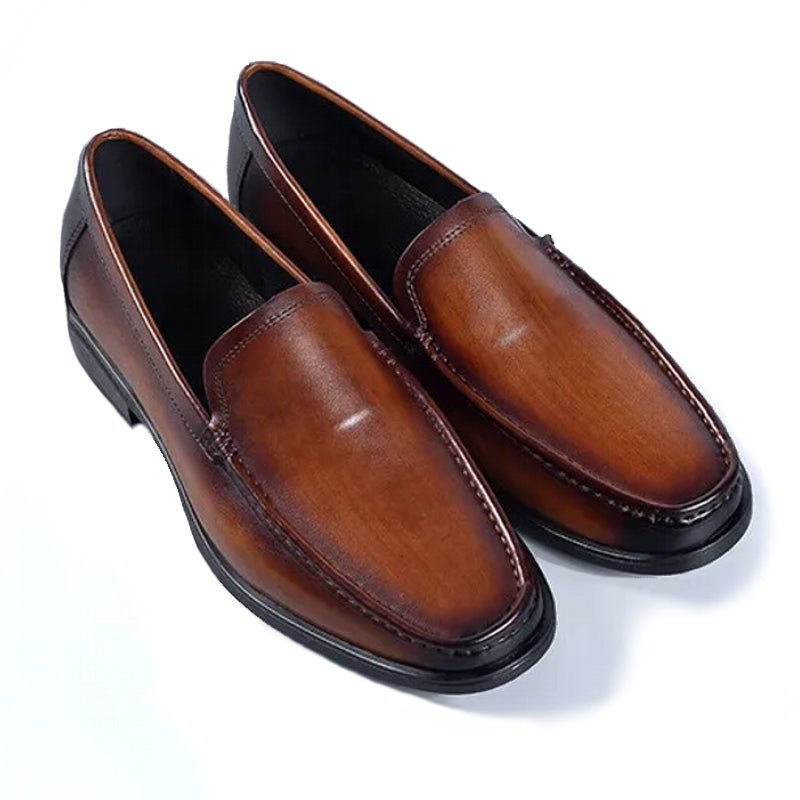Summer Genuine Leather Oxford Dress Loafers - Image 10