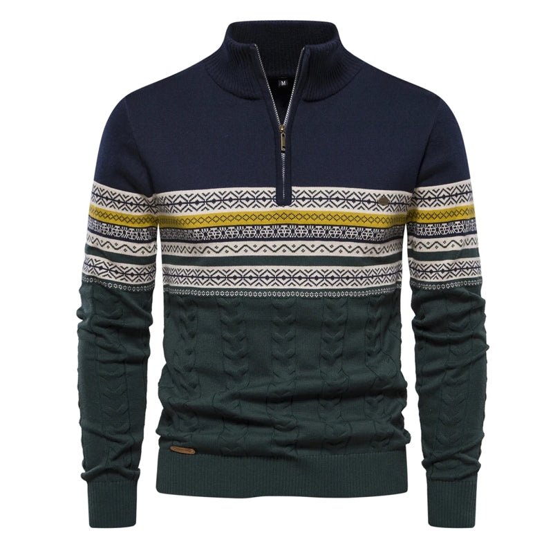 Ethnic Patterns Casual Men Sweater - Image 4