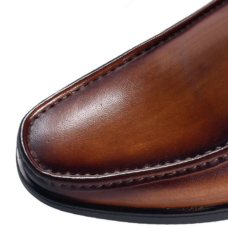 Summer Genuine Leather Oxford Dress Loafers - Image 11