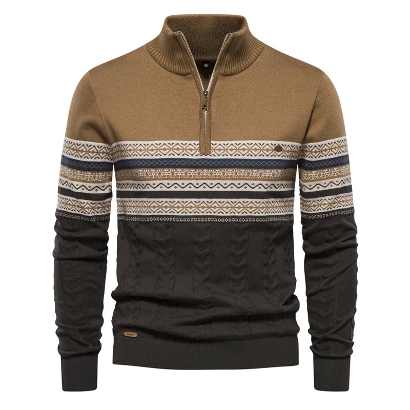 Ethnic Patterns Casual Men Sweater - Image 5