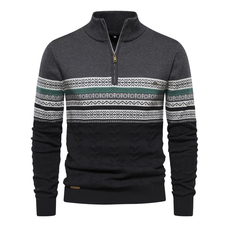 Ethnic Patterns Casual Men Sweater - Image 6