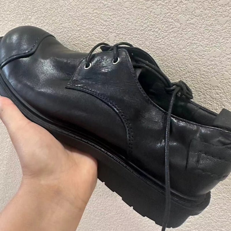 Genuine Cow Leather Men Dress Shoes - Image 6