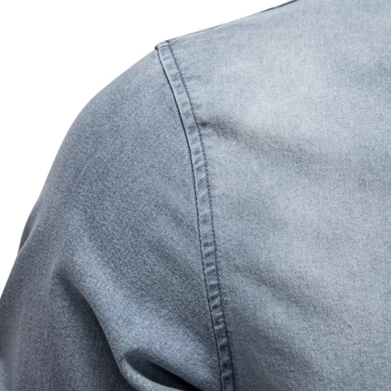 Stylish Comfortable Men Slim Fit Long Sleeve Shirt - Image 7