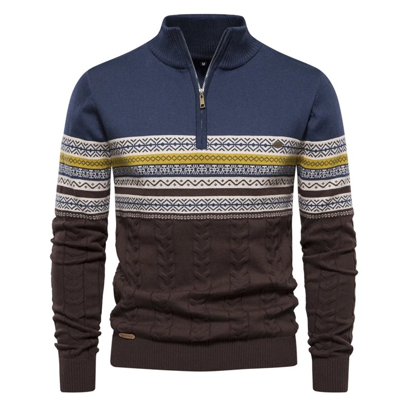 Ethnic Patterns Casual Men Sweater - Image 7