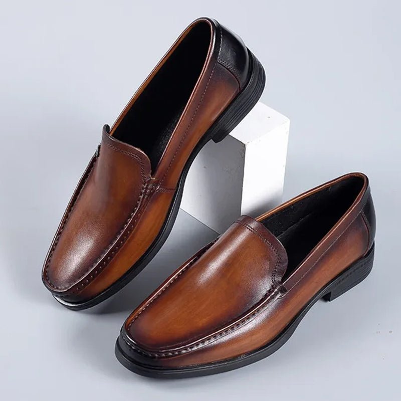 Summer Genuine Leather Oxford Dress Loafers - Image 2