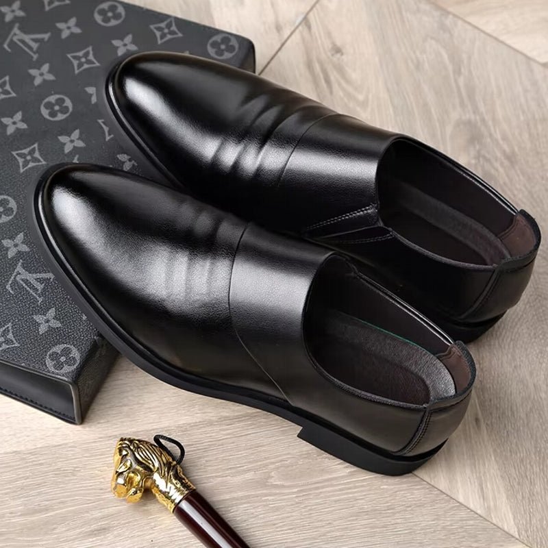 Formal Leather 6CM Elevator Shoes - Image 4