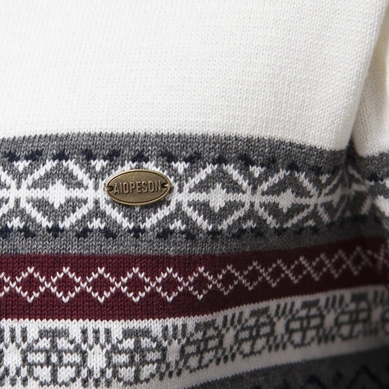 Ethnic Patterns Casual Men Sweater - Image 9