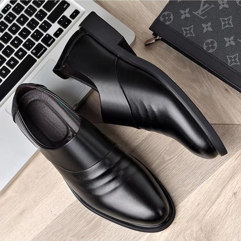Formal Leather 6CM Elevator Shoes - Image 6