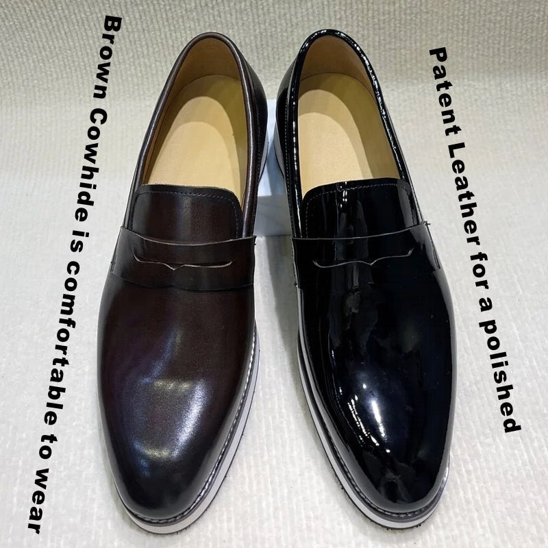 Casual Shiny Leather Formal Shoes for Banquet - Image 5