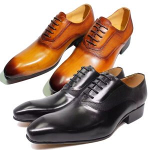 Classic Men's Pointed Toe Oxford Shoes