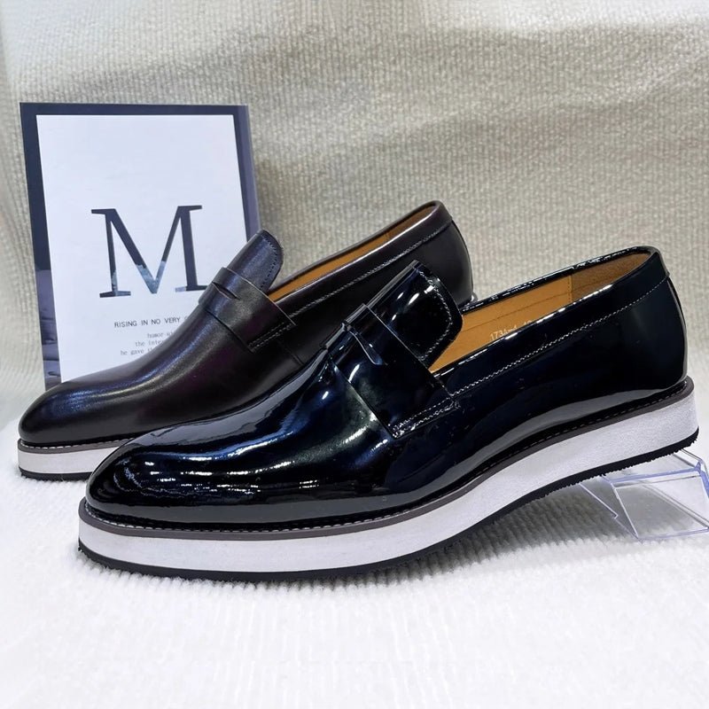 Casual Shiny Leather Formal Shoes for Banquet - Image 6