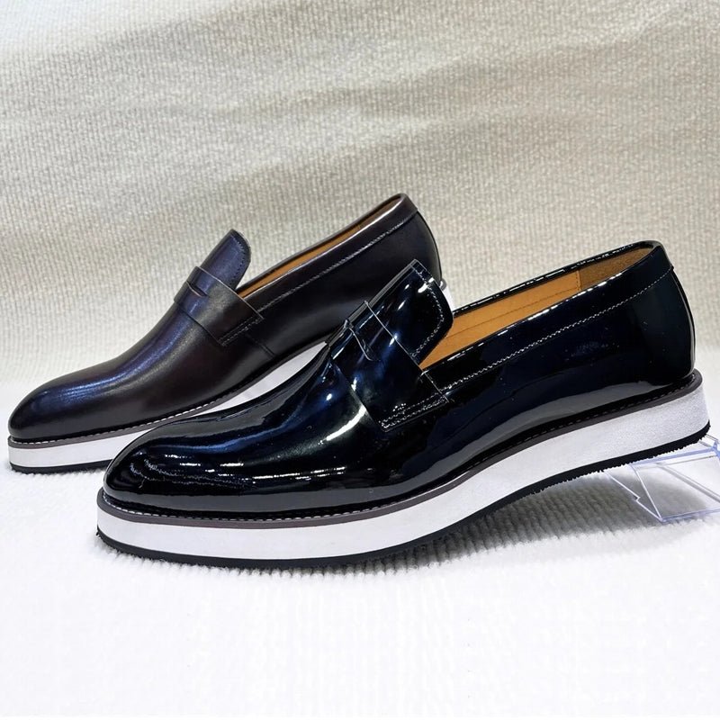 Casual Shiny Leather Formal Shoes for Banquet - Image 7
