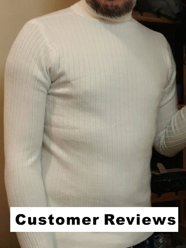 Fashion Sweater Men Sweater Slim Pullover Knitted Sweater - Image 4