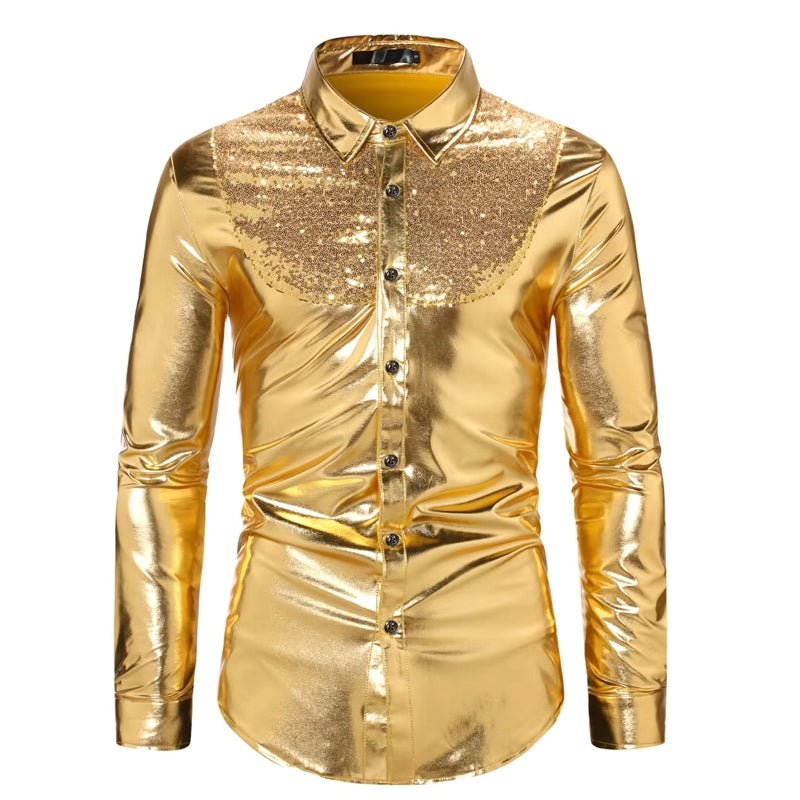 Dance Club Wear Hip Hop Shirt Men Shirts - Image 2