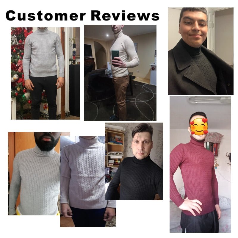 Fashion Sweater Men Sweater Slim Pullover Knitted Sweater - Image 7