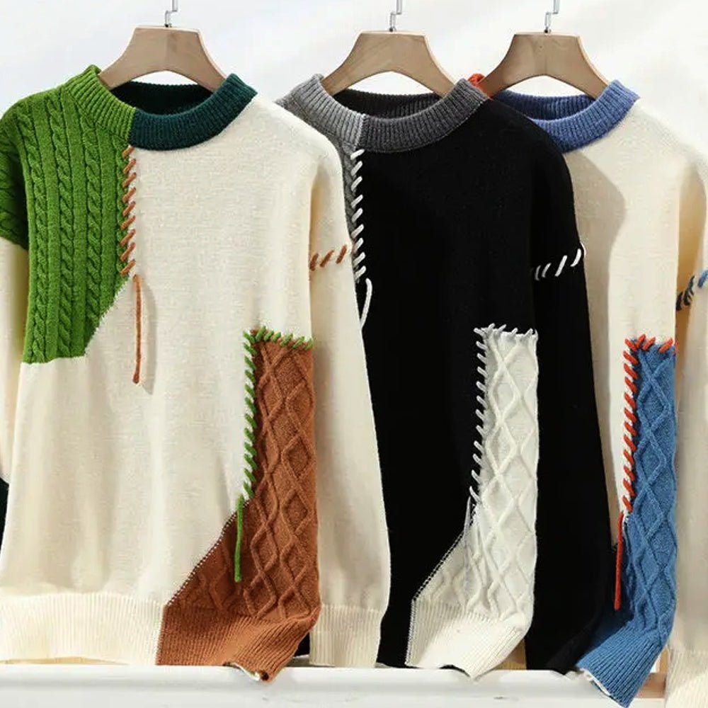 Fashion Turtleneck Autumn Winter Warm Mens Sweaters - Image 6
