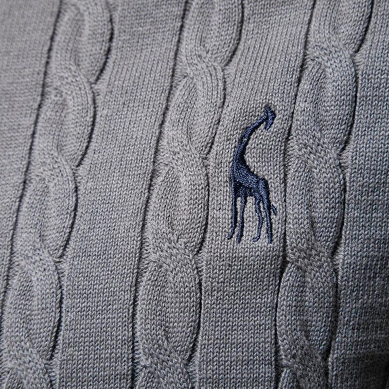Round Neck Classic Twist Patterned Pullover Knitted - Image 22