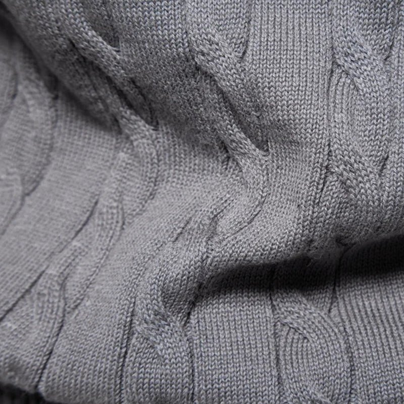 Round Neck Classic Twist Patterned Pullover Knitted - Image 23